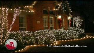 We Install Christmas Lights in McKinney Texas  Dont forget the Ground Stake Lighting [upl. by Cuttler]