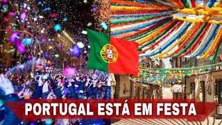 VOCÊ VAI AMAR AS FESTAS TRADICIONAIS PORTUGUESAS 🎉🇵🇹 [upl. by Atile]