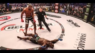 Bellator 176 Carvalho vs Manhoef 2 Fight Highlights [upl. by Dominique42]