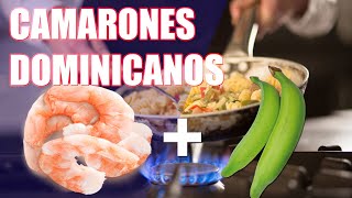 CAMARONES GUISADOS AL ESTILO DOMINICANO I Receta Fácil 🍤 [upl. by Drallim]