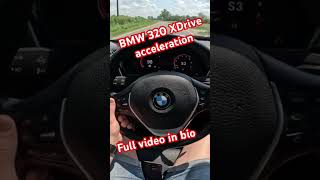 Bmw 320 gt xdrive acceleration 50100 km bmw automobile shorts reels [upl. by Sulokcin575]