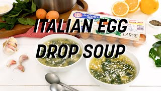 Stracciatella  Italian Egg Drop Soup [upl. by Boonie4]