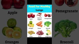 Best Foods for Clean amp Healthy Lungs 🥦🍇 [upl. by Odlawso]