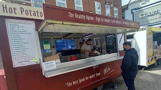 Jacket Potato Van Loughborough Town Centre [upl. by Goodrich8]