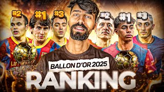 BALLON DOR 2025 PREDICTIONS  Lamine Yamal to WIN  Mbappe OUT  Divyansh [upl. by Debor29]