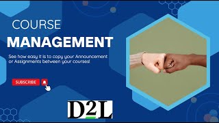 D2L  Brightspace  Know how to copy News amp Assignments from your same offerings [upl. by Atirys]