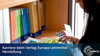 Karriere beim Verlag EuropaLehrmittel  Herstellung [upl. by Sherrill]