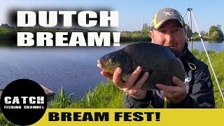 BREAM FISHING FESTIVAL IN HOLLAND  ANGLO DUTCH VOORNE CANAL [upl. by Ecnerual]