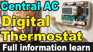 Central ac digital thermostat faulty how know how work thermostat learn very useful information [upl. by Waly]