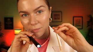 ASMR Cleaning Your Skin amp Taping  Face Examination RP [upl. by Anelaf846]