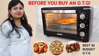 Best OTG Oven in India 2023  How TO Use OTG Full Review And Demo In Hindi  Agaro Marvel 19litre [upl. by Harrod]