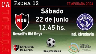 PRIMERA A  NEWELLS OLD BOYS  INDEPENDIENTE  FECHA 12 [upl. by Ennovart]