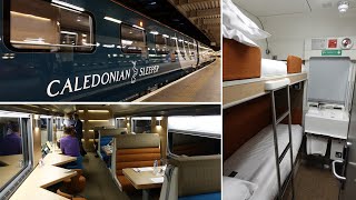 The new Caledonian Sleeper train from London to Scotland [upl. by Asiaj]