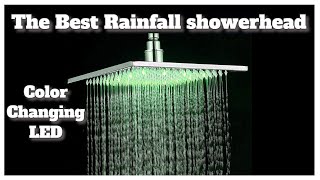 The BEST LED Rainfall showerhead 12quot [upl. by Cope]