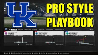 Kentucky Pro Style Playbook Guide  College Football 25 [upl. by Ause]