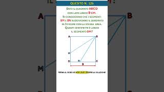 S126  CALCOLA IL SEGMENTO mathsquiz mathematica [upl. by Viradis]