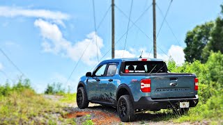 Urban Powerline Trail Offroading in my Maverick to Find SECRET Fishing and Camping Spots [upl. by Idroj]