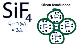 SiF4 Lewis Structure  How to Draw the Dot Structure for SiF4 [upl. by Alyehs]