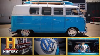 Counting Cars UNBELIEVABLE CLASSIC 60 VW BUS Season 9  History [upl. by Hassett]