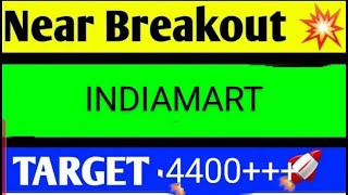 indiamart share latest news today indiamart share analysis indiamart share target [upl. by Dare654]