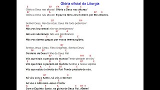 Glória oficial da LiturgiaGlória a Deus nas alturas  Hino de louvor [upl. by Maxy]