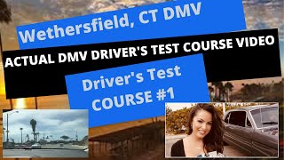 ACTUAL DRIVERS TEST Wethersfield CT DMV Route 1 Behind The Wheel Driving Course W Directions [upl. by Ardnosac357]