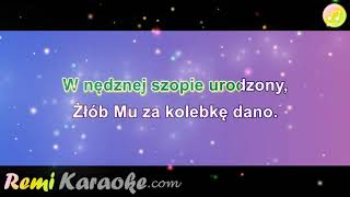 Kolędy  Bóg się rodzi ver 2 karaoke  RemiKaraokecom [upl. by Enailil]