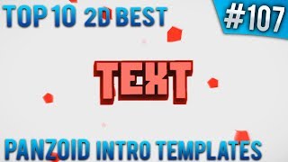 TOP 10 BEST Panzoid 2D intro templates 107 Free download [upl. by Adnouqal682]