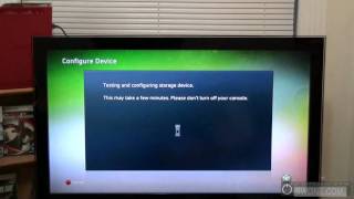 How To Use Xbox 360 USB Flash Drive Storage [upl. by Marthena190]