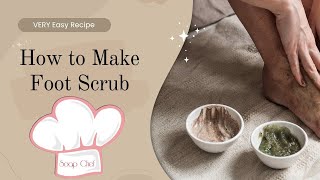 How to make a VERY easy foot scrub [upl. by Toole]