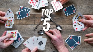 TOP 5 BEST CARD GAMES OF ALL TIME [upl. by Eceeryt662]