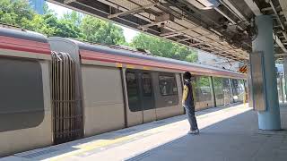 MTR East Rail Line RTrain D016D018 Arrive Kowloon Tong Station Platform 2 [upl. by Ioj]