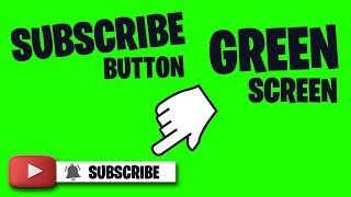 Subscribe Button Green Screen [upl. by Ttessil411]