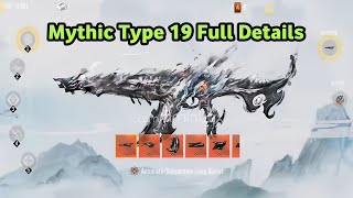 Mythic Type 19 Full Review  Mythic Type 19 Kill Effect amp Iron Sight  Mythic Type 19 Gameplay Codm [upl. by Aehsan]