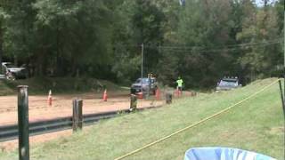 goodtimes4x4 drag races sept 13th 20092001 nissan pathfinder V6 vs ford bronco V8 [upl. by Tawnya]