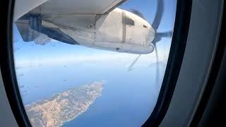 🛫Athens Airport Greece To Samos Airport ✈THE WHOLE FLIGHT JUNE 2022  Timelaspe [upl. by Dyan695]