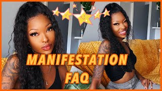 MANIFESTATION FAQ  ✨🧚🏾 QampA Manifestation For Beginners [upl. by Robinson639]