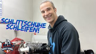 Schlittschuhe Schleifen Tutorial [upl. by Ahsekim908]