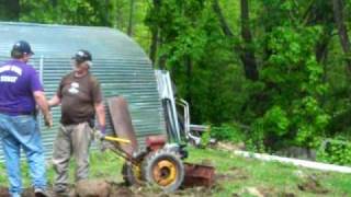 David Bradley Tractor at Work Part 2 Dozer Blade [upl. by Anitnatsnoc]