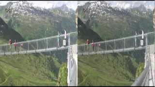 Real 3D  Bad Gastein Stubnerkogel mit Hängebrücke [upl. by Eenwahs]