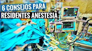 CONSEJOS PARA RESIDENTES DE ANESTESIA ROTANTES [upl. by Fiel]