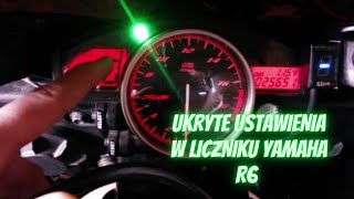 Ukryte opcje jak wejść w diagnostykę wyswietlacza w Yamaha R6 diagnostic setting display exup code [upl. by Mila87]