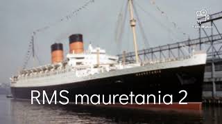 RMS mauretania whistle and mauretania 1938 horn [upl. by Melac]