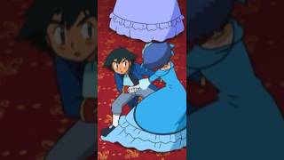 Ash trying to dance with Miette pokemon anime pokemonanime ash pokemonxyz [upl. by Lemal]