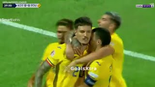 Dennis Man Goal  Kosovo vs Romania 03 Goals Results and Extended highlights2024 [upl. by Grenier]