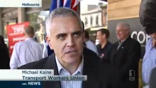 Unions claim truckies lives are at risk [upl. by Aekan286]