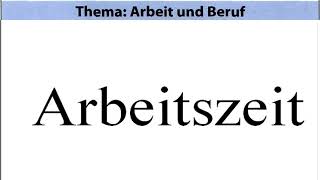 Start Deutsch 1 Sprechen Teil 2– Thema Arbeit und Beruf [upl. by Madai]