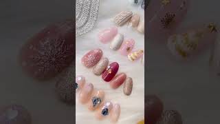 【ネイル】冬ネイルデザイン⛄ nailart winternails shorts トレンドネイル 東京ネイルサロン お洒落ネイル 冬ネイル ニットネイル キルティングネイル [upl. by Beaulieu]