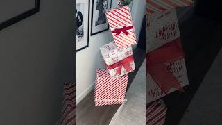 DIY Stackable Christmas Gift Boxes  Easy Holiday Decor Idea christmasdecor diy [upl. by Neelyak]