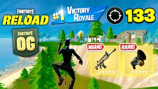 OG Fortnite Reload  High Kill Gameplay  Keyboard amp Mouse [upl. by Schargel]